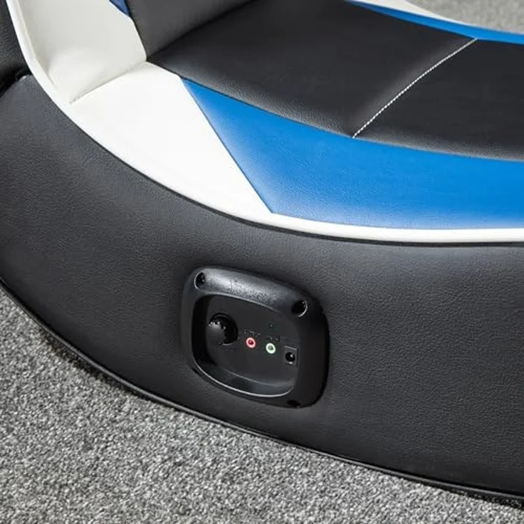 X Rocker Sony Playstation 5 Geist 2.0 Floor Rocker Gaming Sessel mit 2.0 Audiosystem | PS5 Kindersessel – Bild 7