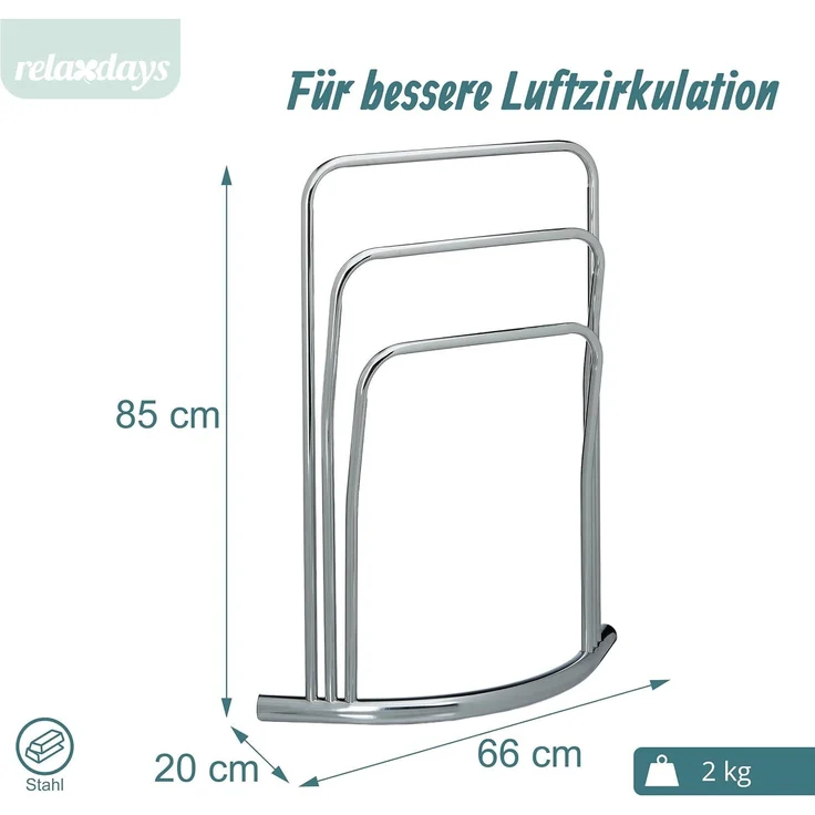 Relaxdays Handtuchständer CURVY – Bild 5