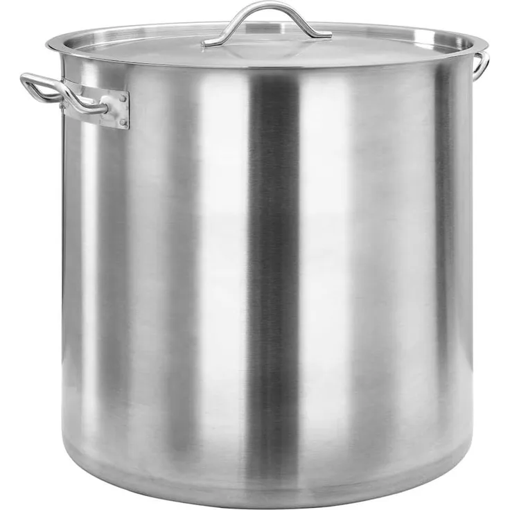 vidaXL Suppentopf 50 L 40×40 cm Edelstahl 51135