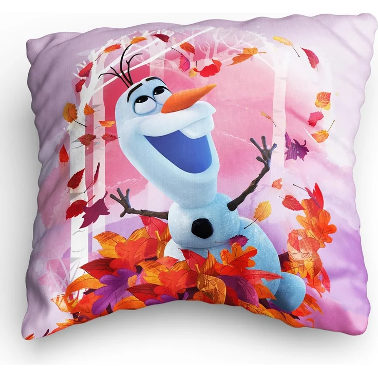 BERONAGE Dekokissen Frozen Die Eiskönigin Kissen Olaf Summer 40x40 cm Kuschelkissen, passend zur Bettwäsche, ideal für Sofa, Couch, Kinder-Bett, Auto – Bild 4