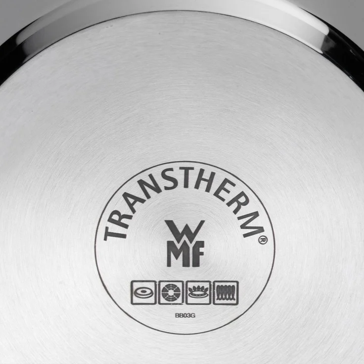 WMF Topf-Set Inspiration, Cromargan® Edelstahl Rostfrei 18/10 (Set, 9-tlg, Bratentopf Ø 20 cm, Fleischtopf Ø 16/20/24 cm, Stielkasserolle Ø 16 cm), Induktion – Bild 3