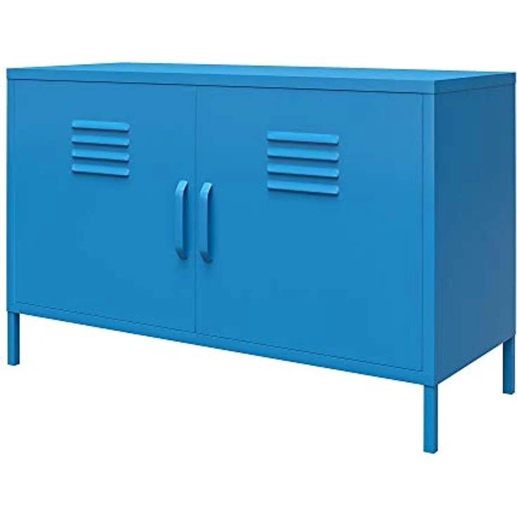 DHP Furniture Dorel Home Novogratz Cache, Metall, Schließfach, Aufbewahrung, blau, Einheitsgröße – Bild 1