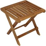 Klapphocker 45x45 cm, Akazie geölt