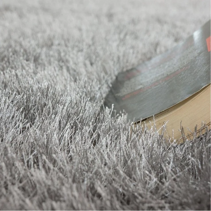 Paco Home Hochflor-Teppich Glamour 300, rechteckig, Höhe: 70 mm, Uni Farben, mit weichem Glanz Garn, auch als Läufer erhältlich – Bild 3