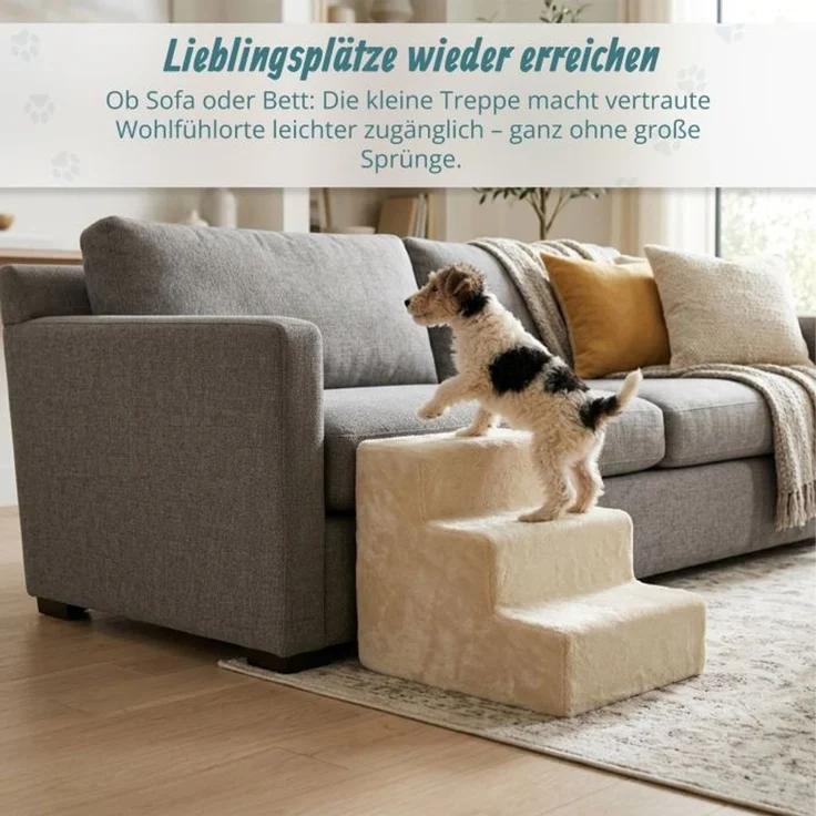 Relaxdays Hundetreppe mit 3 Stufen – Bild 2