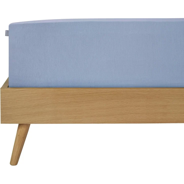 Schiesser Spannbettlaken Jessi - Edeljersey - 150 x 200 cm - Hellblau