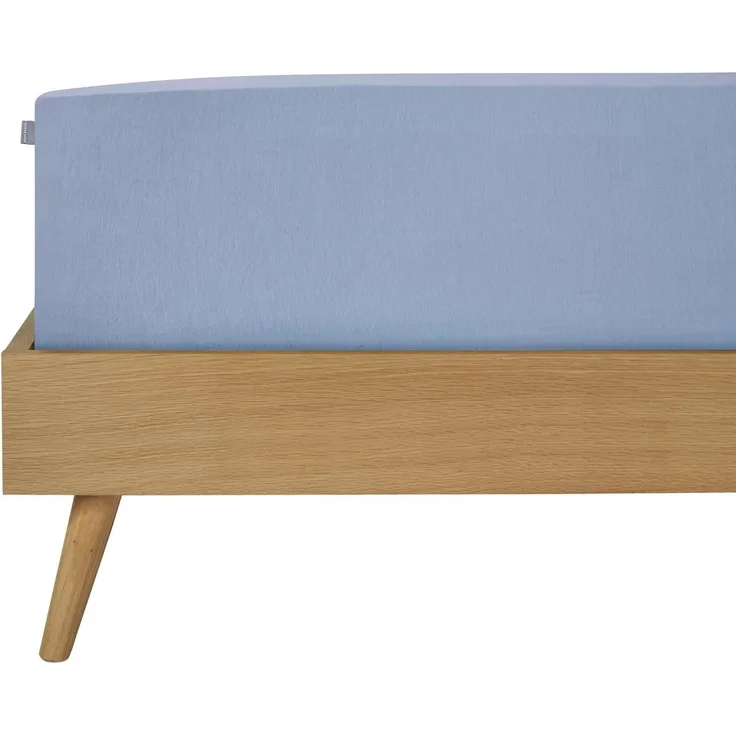 Schiesser Spannbettlaken Jessi - Edeljersey - 150 x 200 cm - Hellblau