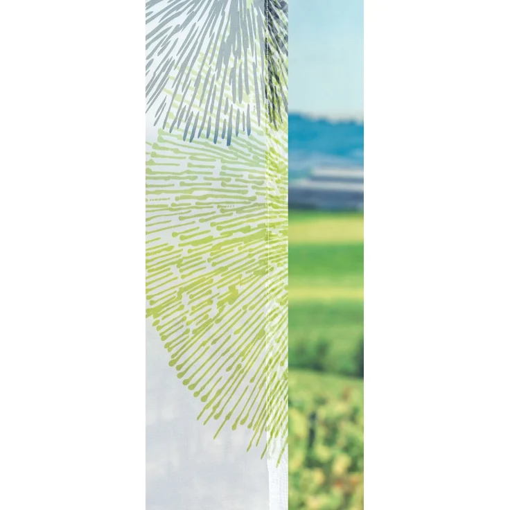 Lysel - Schlaufenschal Chip #1W in den Maßen (B x H): 140cm x 245cm in Grün-Blau/grün – Bild 4