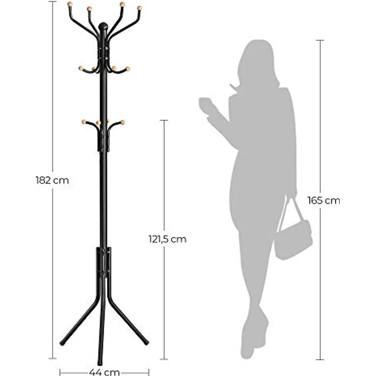 Garderobenständer aus Metall 182 cm – Bild 8