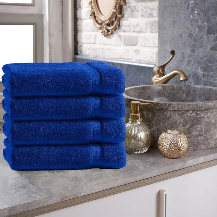 TRENDBUY24 Handtuch Set Handtücher Duschtücher Gästetücher Baumwolle Frottee Premium 4er Set, 100% Baumwolle (4-St), Duschtuch – Bild 2