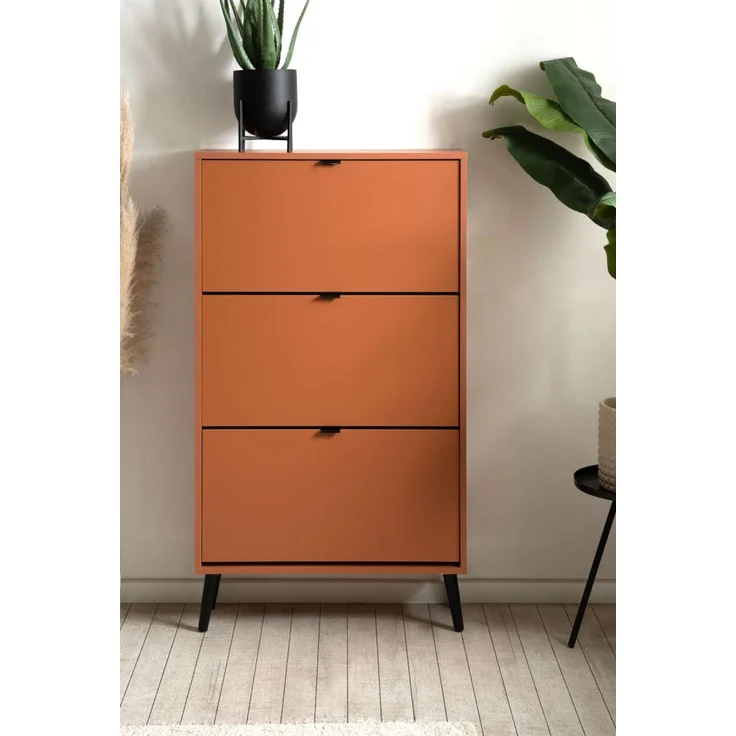 Schuhschrank Aldan in terracotta 70 x 125 cm – Bild 6