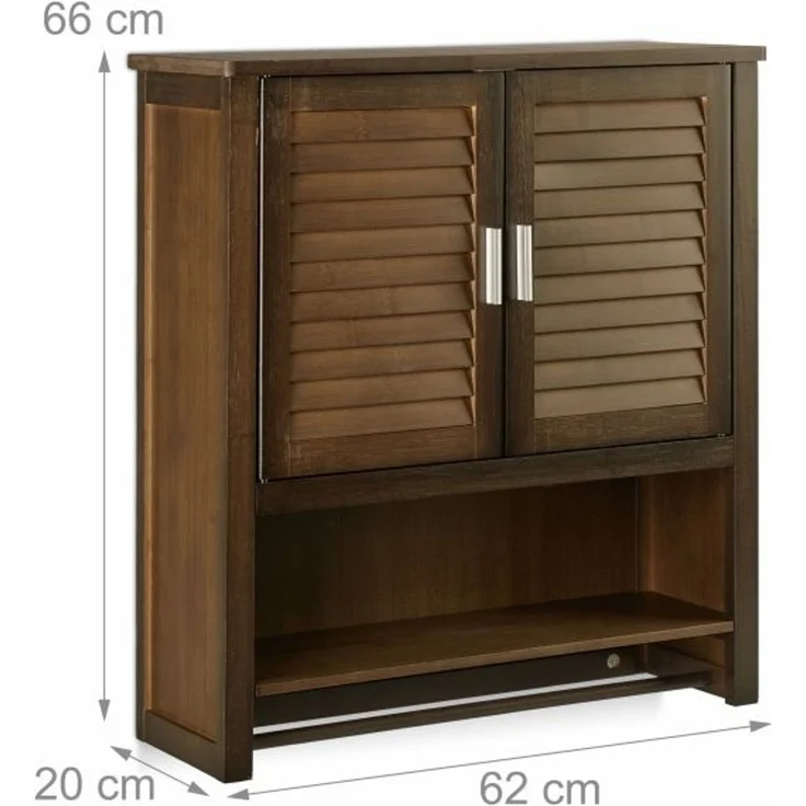 Hängeschrank dunkelbraun LAMELL 10020921 – Bild 4