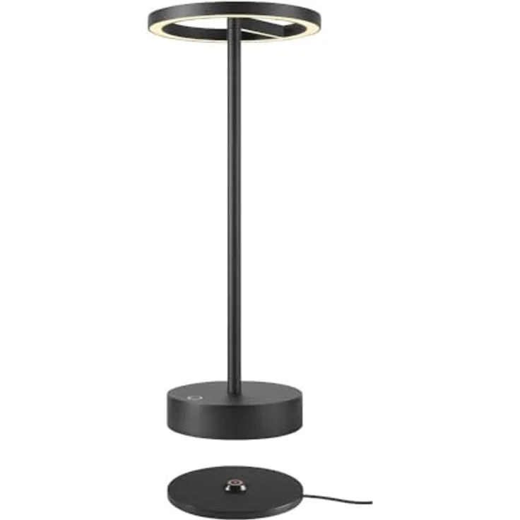 SLV VINOLINA ONE, Tischleuchte, Akku, IP54, 2700K, TOUCH, schwarz - Ambiente- Tisch- und Standleuchten – Bild 7
