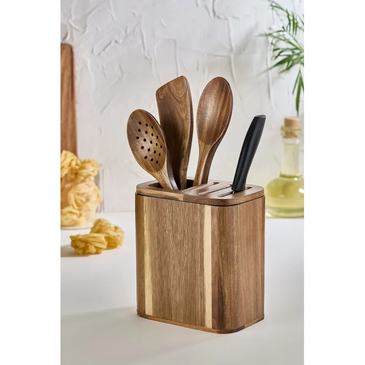 Hermia Concept 'Akasya - Wooden' Löffelablagen-Set (3-teilig), Holz, 30 cm