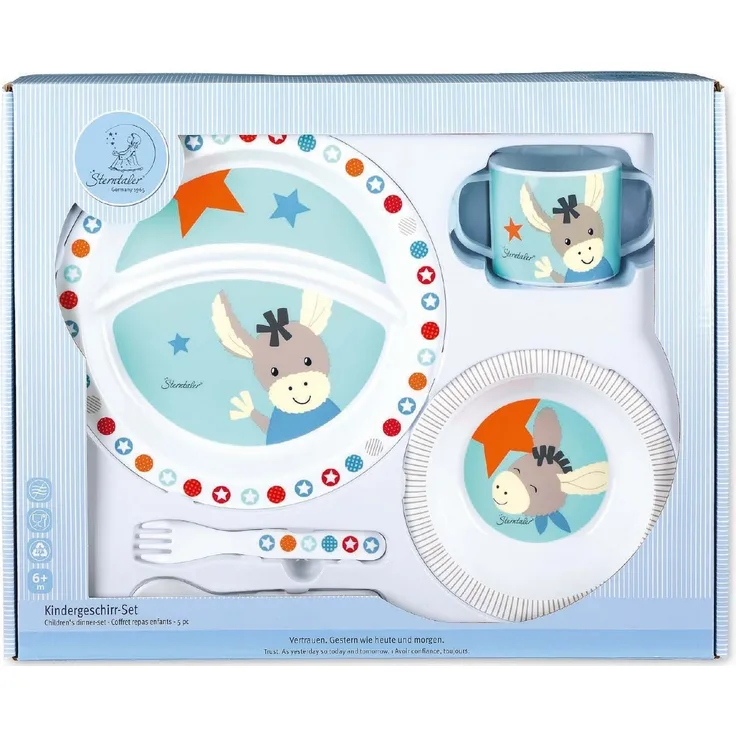 Sterntaler Kindergeschirr Set 5-teilig Esel Emmi - A