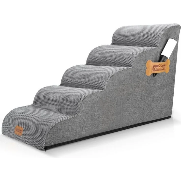 nobleza Hundematte Hundetreppe für Kleine Hunde 3/4/5 Stufen – Bild 2