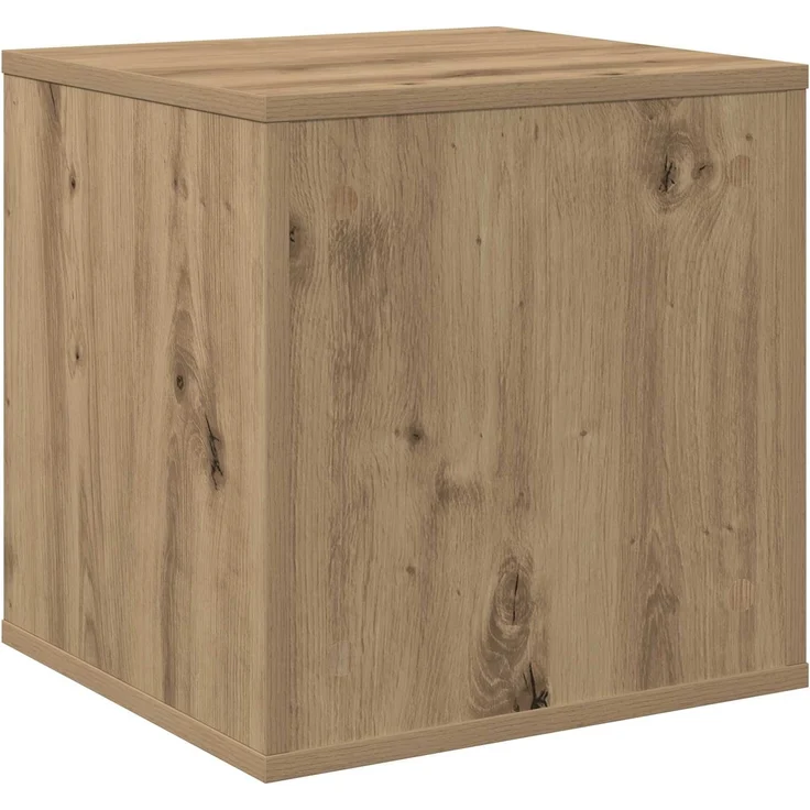 vidaXL Vinyl Album Box Artisan-Eiche 37 x 36,5 x 38 cm Holzwerkstoff 8012856 – Bild 6