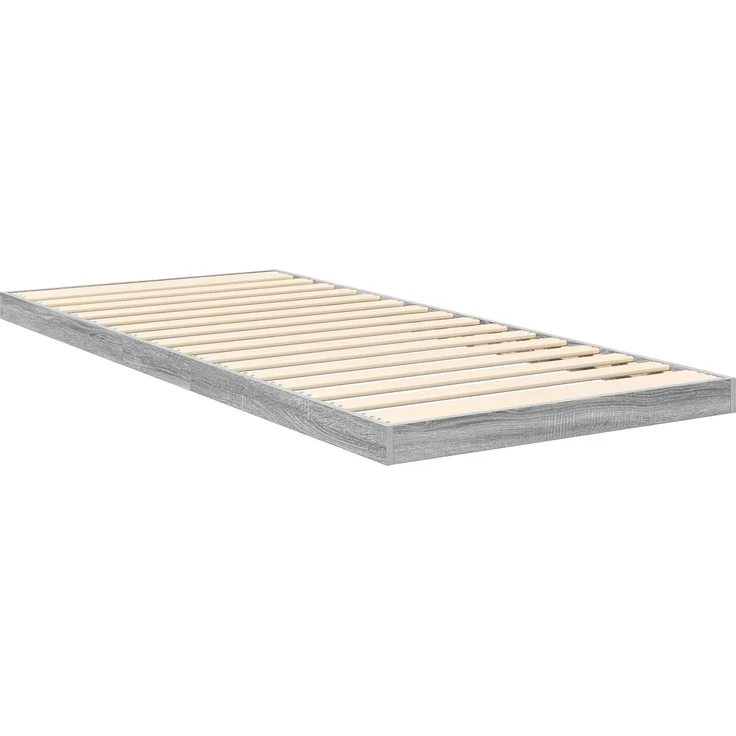 vidaXL Bodenbettrahmen, Holz Graues Sonoma, 76,5x200 cm – Bild 5