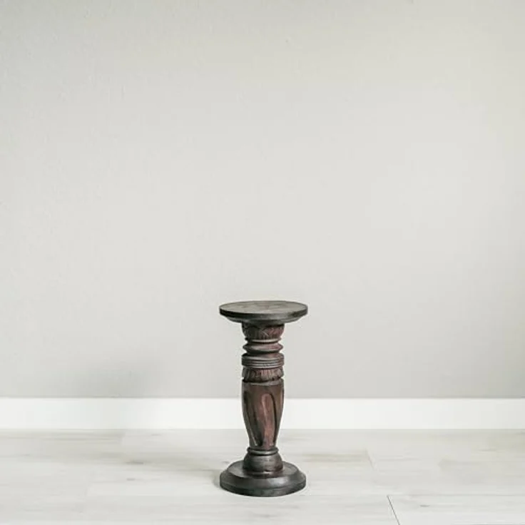 livasia Dekosäule Balinesische Säule aus Holz, Rotation, handgefertigt – Bild 4