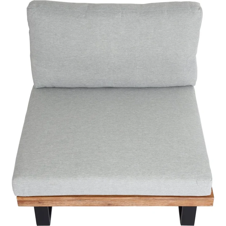 2er-Set Lounge-Sessel HWC-H54, Garten-Sessel, Spun Poly Akazie Holz FSC-zertifiziert Alu ~ hellbraun, Polster hellgrau – Bild 5