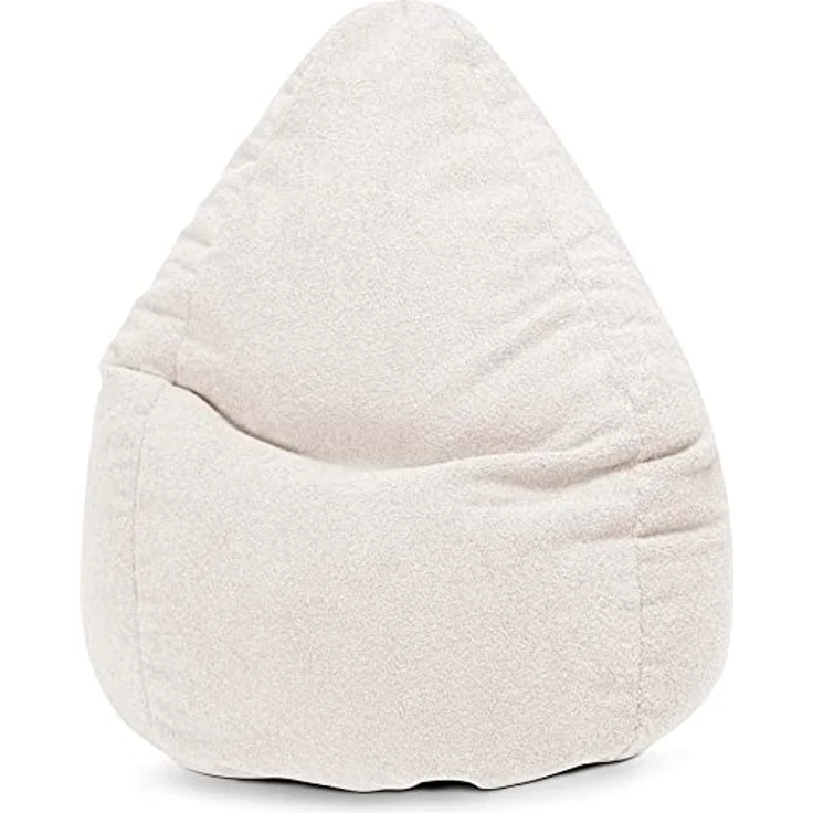Sitting Point Sitzsack Wooly Fellimitat XXL ca. 300L Natur – Bild 2