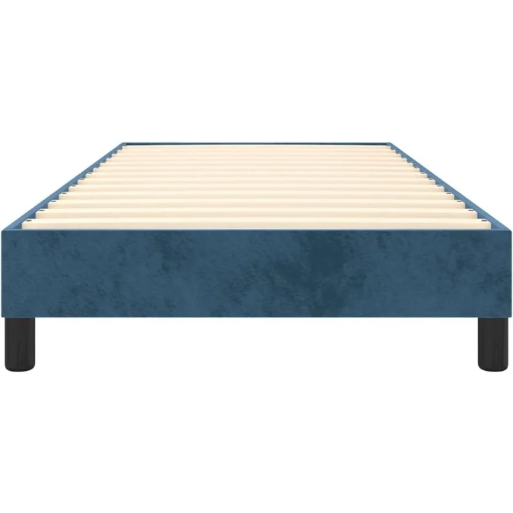 vidaXL Polsterbett Dunkelblau 90x190 cm Samt – Bild 3