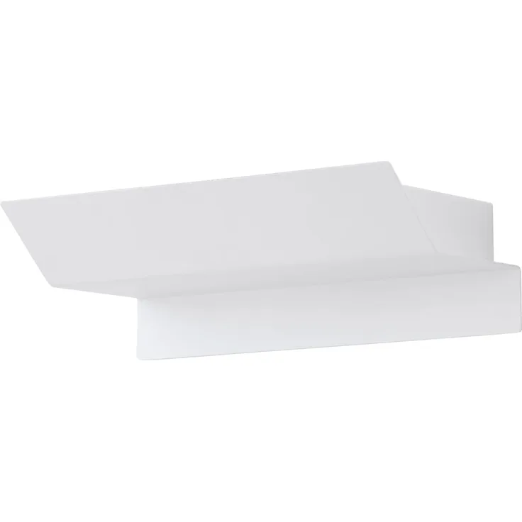 LED Wandleuchte, verzinkt, IP44, weiß, Länge 21 cm