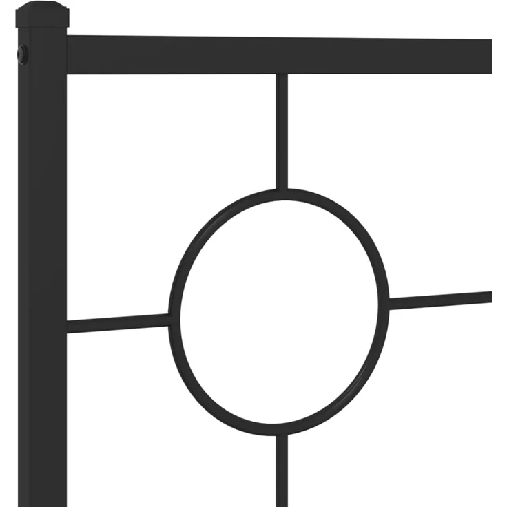vidaXL Ersatz-Kopfteil Metall Schwarz 107 cm (Art-Nr 376256) – Bild 5