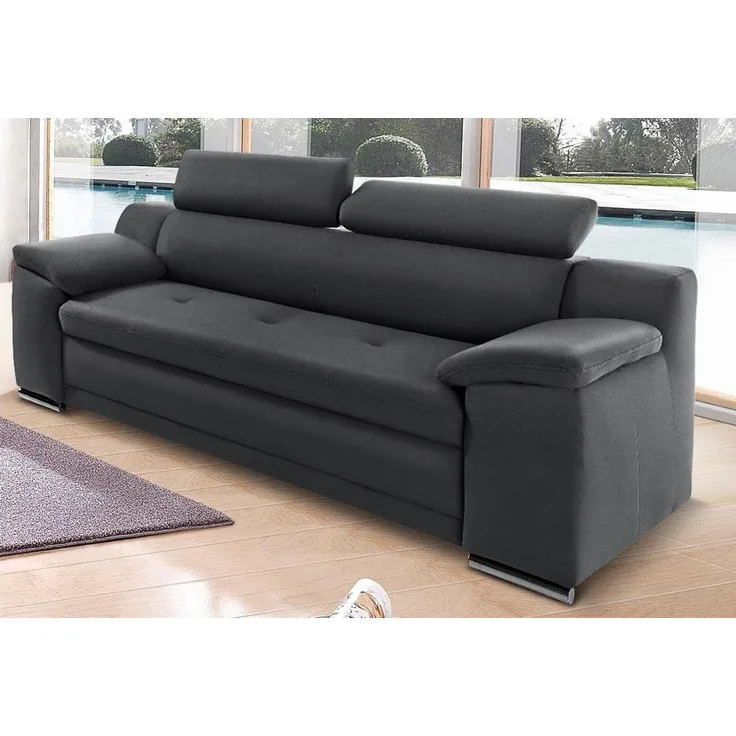 sit&more 3-Sitzer Andiamo, inklusive Kopfteilverstellung