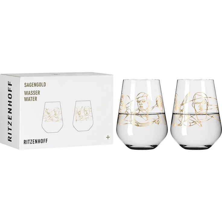 Ritzenhoff 3421001 Wasser 2er-Set 001 SAGENGOLD Burkhard Neie 2022