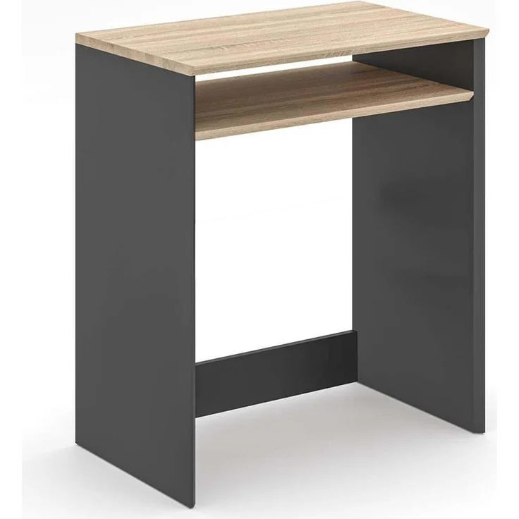 Skye Decor 'Zeyna - Sonomo Oak, Anthracite' Schreibtisch, Sonoma-Eiche / Anthrazit, 65 x 75 x 40 cm – Bild 3