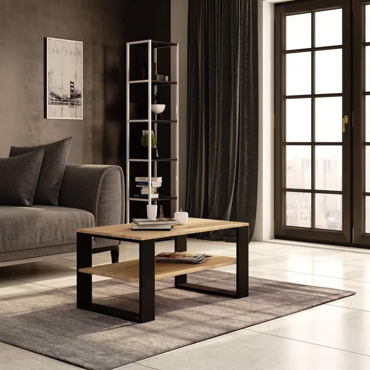 designimpex Couchtisch Design Couchtisch AA-111 mit Ablage Wohnzimmertisch Tisch Sofatisch, Funktionstisch, Wohnzimmertisch, Tisch, Esstisch, Sofatisch, Rollen