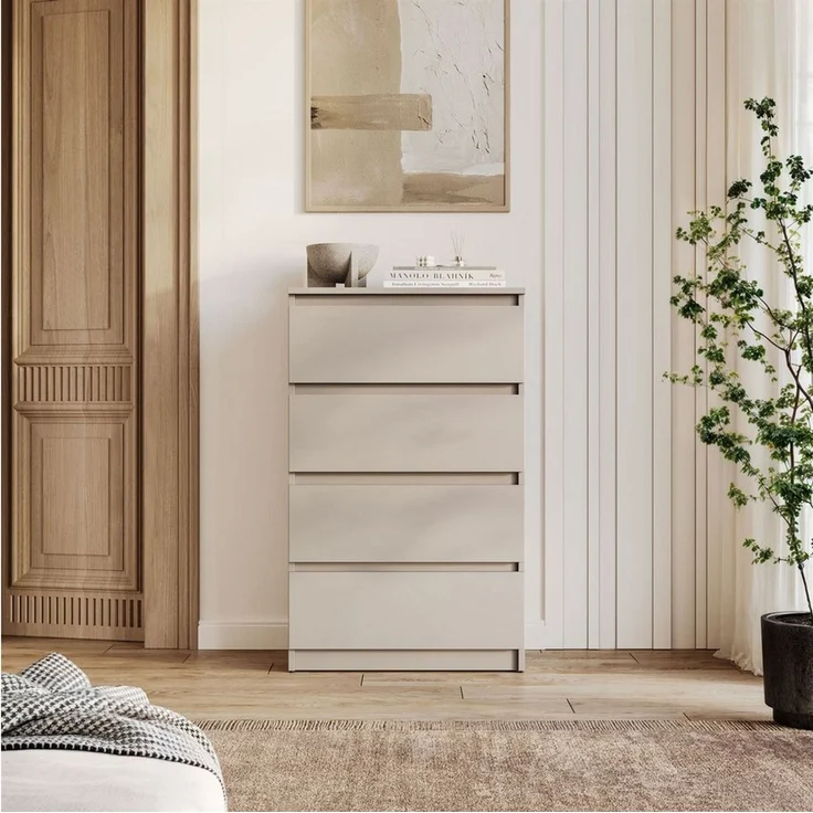 Lookway Kommode HANA M4 – elegante Kommode mit geräumigen Schubladen, Breite: 70 cm – Bild 2