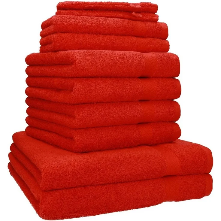Betz Handtücher 10-teiliges Handtuch Set Premium, 100% Baumwolle (10-St), 4 Handtücher 50x100 cm, 2 Duschtücher 70x140 cm, 2 Gästetücher 30x50