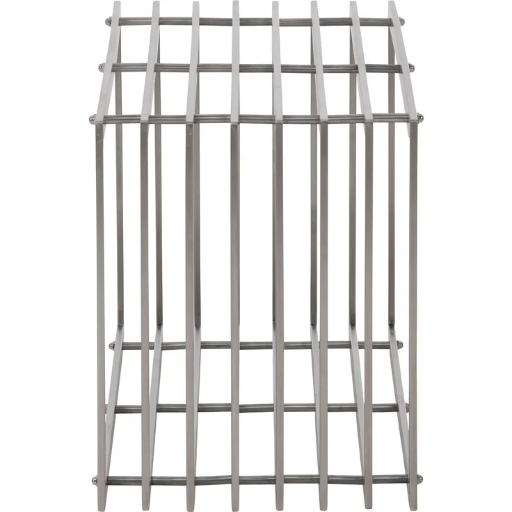 CLP Kaminholzständer Irving Edelstahl,40x50x150 cm – Bild 6