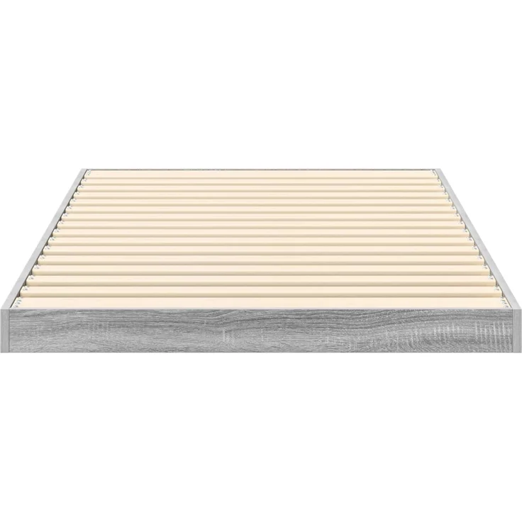 vidaXL Bodenbettrahmen, Holz Grau Sonoma, 71,5x190 cm – Bild 5