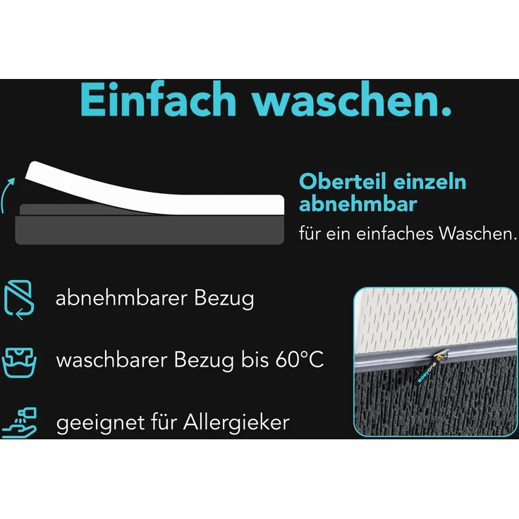 easyone Matratze 90 x 190 cm – Bild 5