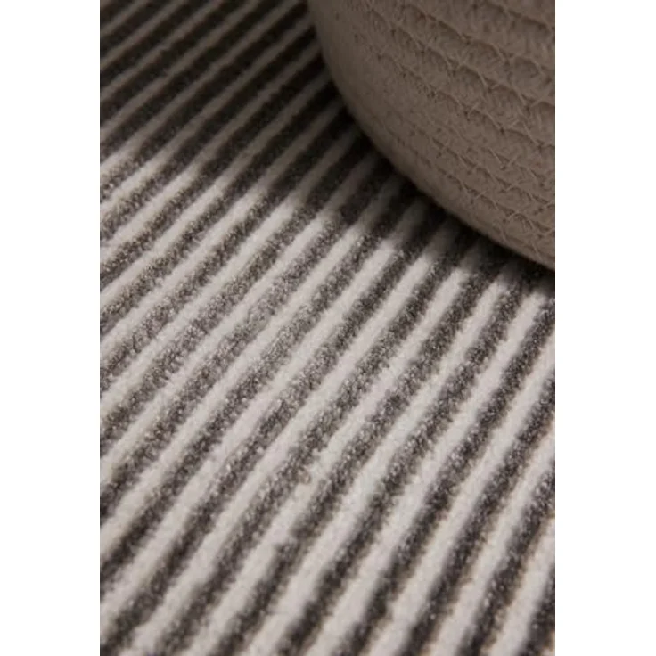 Elle Decoration Teppich Perles, Rechteckig, Anthrazit-Creme, 200x280 cm, Oeko-Tex® Standard 100, pflegeleicht und strapazierfähig, für Fußbodenheizung geeignet – Bild 8