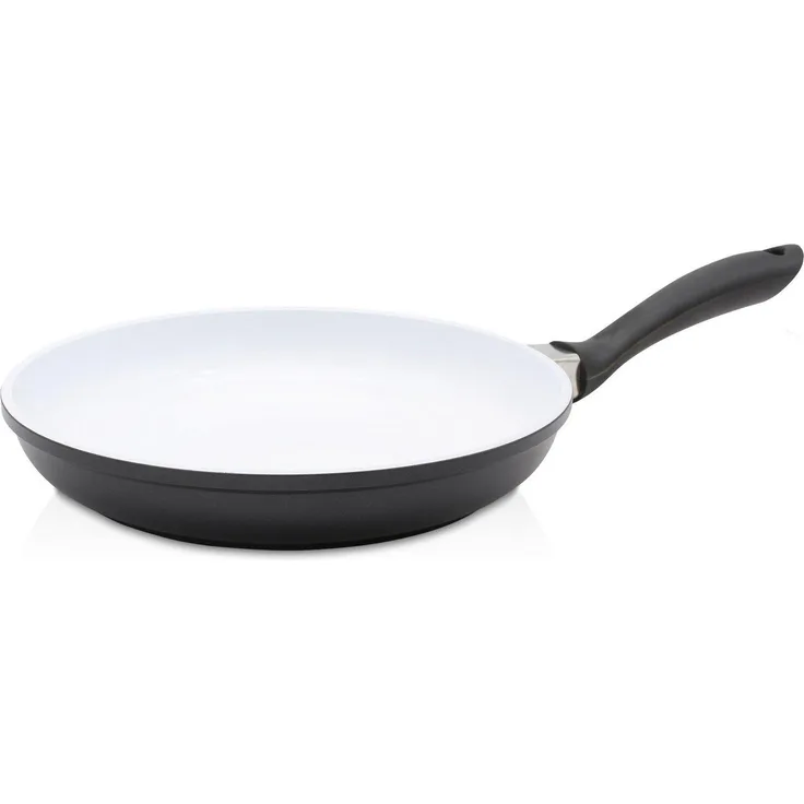 Bratpfanne OSLO 20 cm Aluguss mit weißer Ceramic-Beschichtung / Pfanne induktionsfähig / Karl Krüger / Stielpfanne