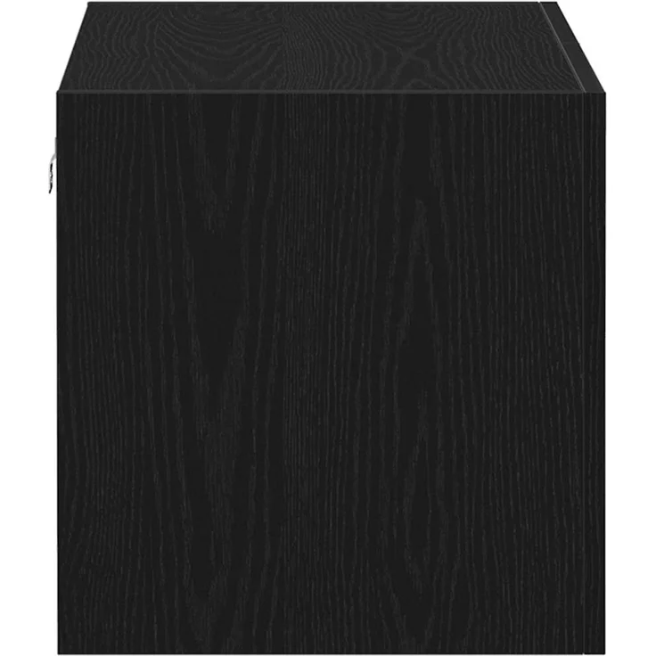 vidaXL Wandschrank Schwarz Eichen-Optik 80x39x40 cm Holzwerkstoff 862012 – Bild 7