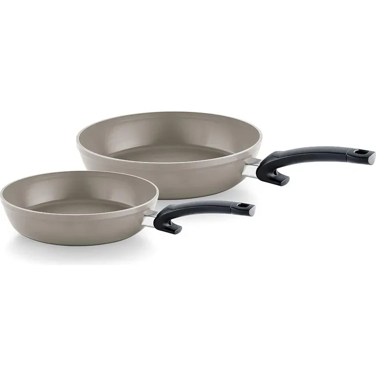 Fissler Ceratal Comfort Pfannen-Set / 2-teilig, Aluminium-Pfanne, Keramik-beschichtet (24+28 cm) Ceramic Bratpfanne antihaftend – Induktion