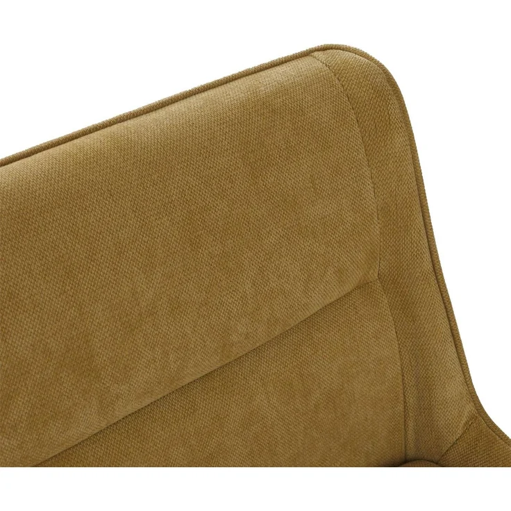 Eckbank HWC-O81, Esszimmerbank Bank, Öko-Tex (310g/m²) Chenille Stoff/Textil Metall 210x159 cm ~ senfgelb – Bild 5