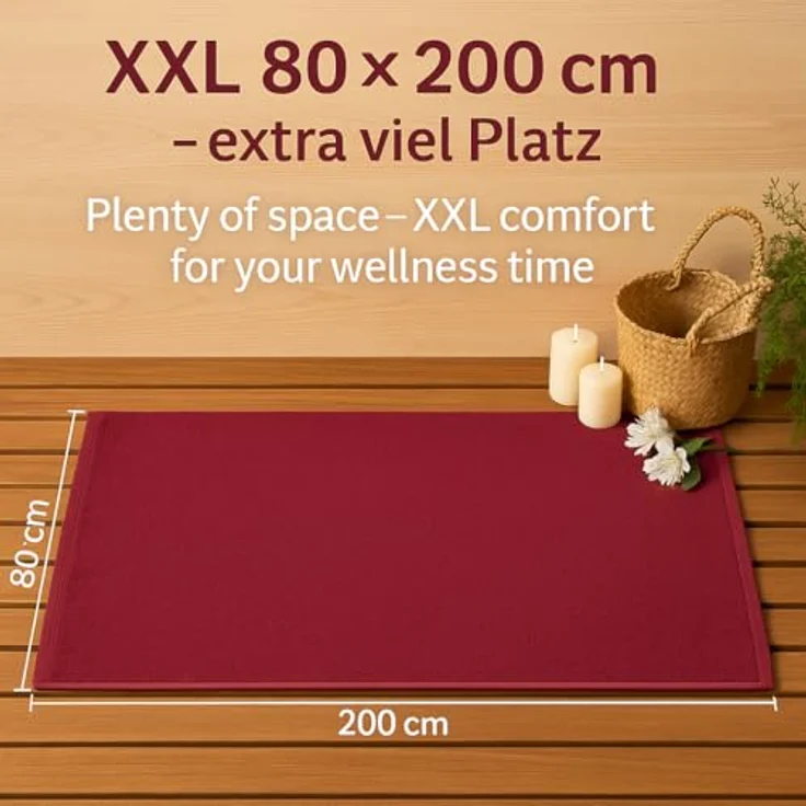 Betz Saunatuch Saunatücher groß XXL Größe 80 x 200 cm Badetuch Badetücher Palermo, (1 Stück, 1-St) – Bild 8