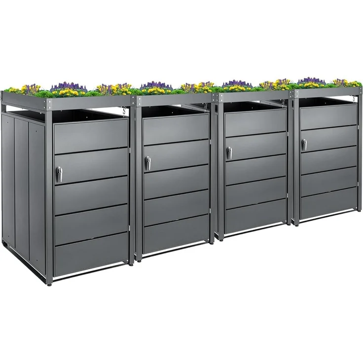 Youyijia Mülltonnenbox Mülltonnenbox für 240L Tonnen – Bild 5