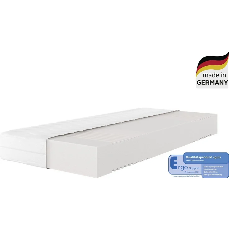 Komfortschaummatratze Lasse, Premiumqualität, 7 Zonen Matratze 90x200 cm, 140x200 cm, Älgdröm, 22 cm hoch, in H2/H3/H4, ergonomisch, atmungsaktiv, orthopädisch – Bild 5