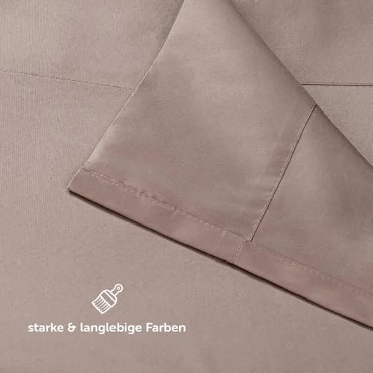 Blumtal Premium Spannbettlaken, Taupe, 275x160 cm, 100% Polyester, Oeko-Tex zertifiziert, pflegeleicht und formstabil – Bild 5