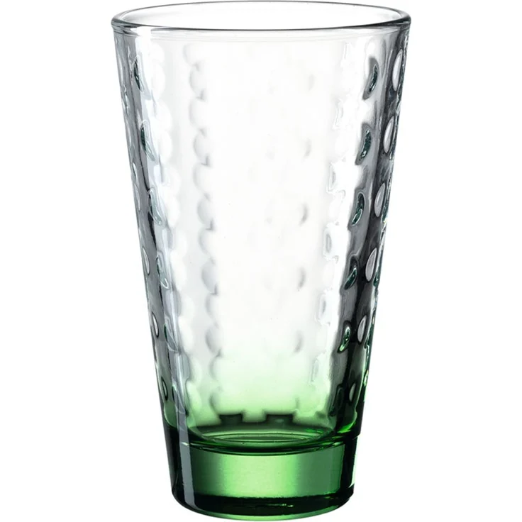 Leonardo OPTIC Trinkglas groß 300 ml Boden Bunt 6er Set – Bild 3