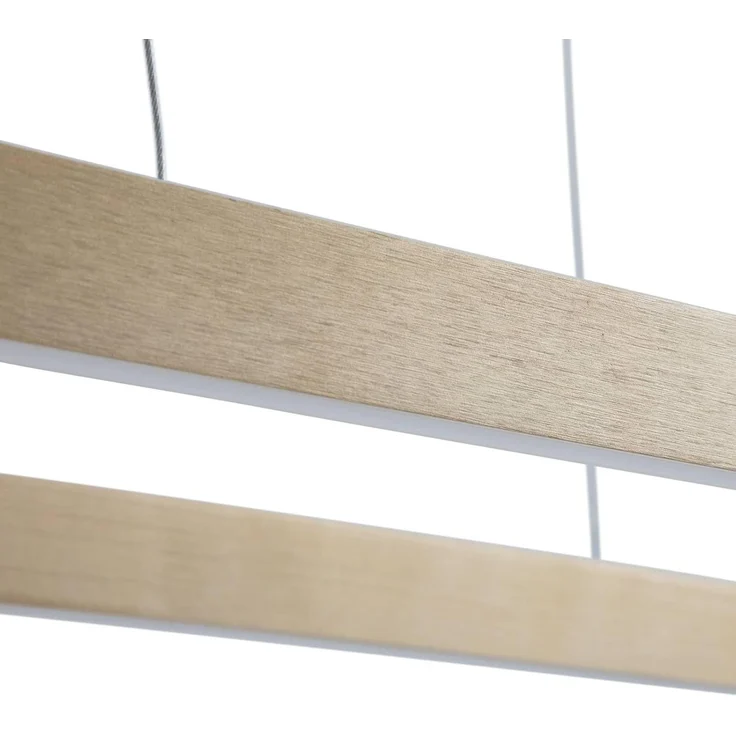 Lucande Hängeleuchte Melinay, LED, Metall, Gold / Messing Farbwechsel warmweiß / tageslicht IP20 mit Fernbedienung, LED 51 W gesamt, Farbwechsel warmweiß / tageslicht – Bild 5