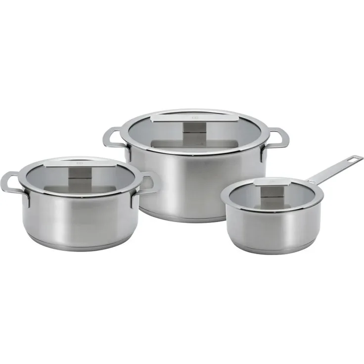 Electrolux E9HOPS Kochset Edelstahl Edelstahl Glas 1 4 l 3 Stück(e)