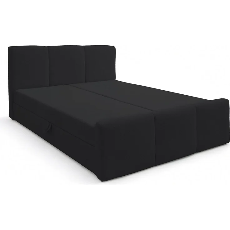 AX LIVING Boxspringbett Ankarra 140x200 cm Schwarz Bett mit Stauraum – Bild 4